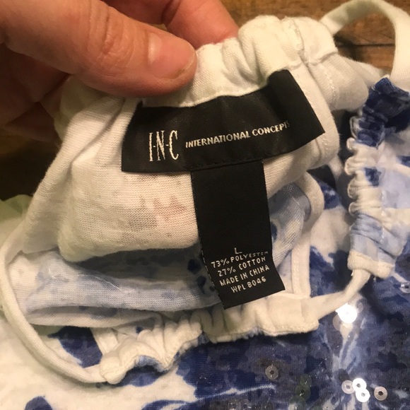 INC Floral Sleeveless Top NWT - Picture 3 of 4